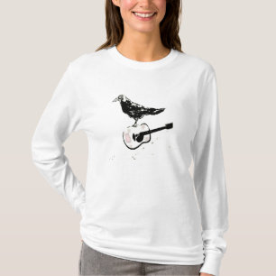 korpsvart gitarrsång tee