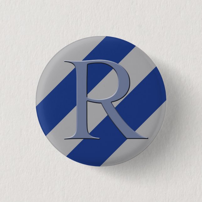 Korpsvart husemblem knapp (Framsida)