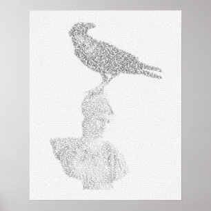 Korpsvart illustration som göras av "den poster