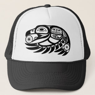 Korpsvart indiandesign keps