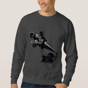 Korpsvart leka den Victrola manar tröja Sweatshirt