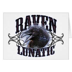 Korpsvart Lunatic Hälsningskort