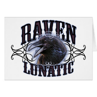 Korpsvart Lunatic Hälsningskort