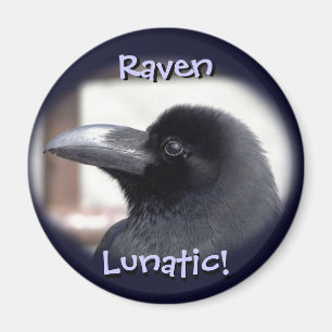 Korpsvart Lunatic! Magnet