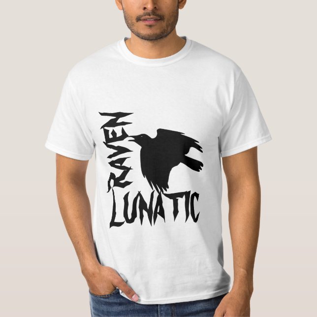 Korpsvart Lunatic Tee Shirt (Framsida)