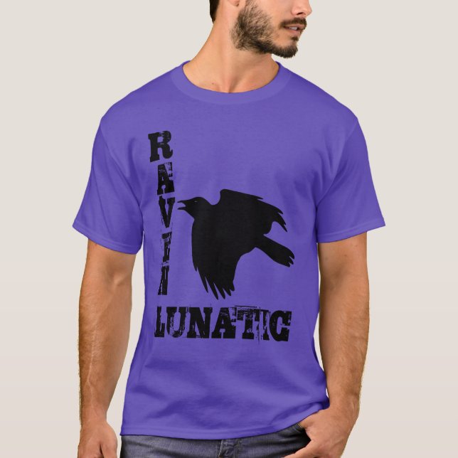Korpsvart Lunatic Tshirt Tee (Framsida)