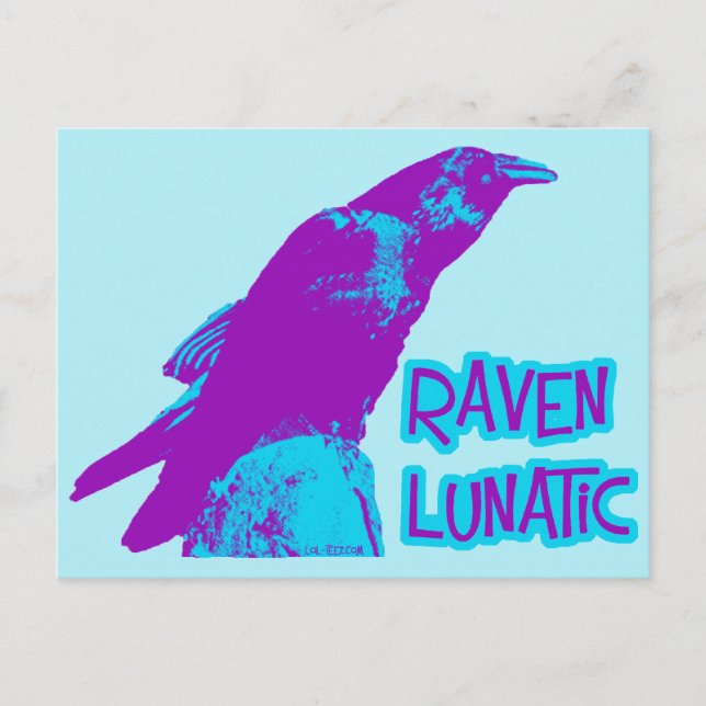 Korpsvart Lunatic Vykort (Framsida)