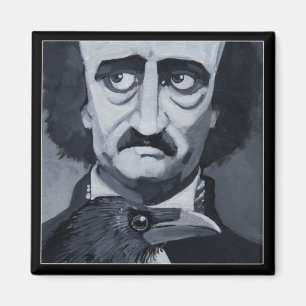 Korpsvart magnet för Poe