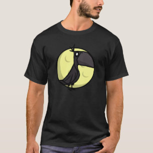 Korpsvart måne t shirt
