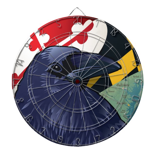 Korpsvart medborgare, Maryland Nevermore Darttavla (Framsidan)