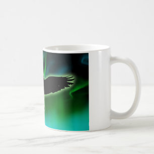 korpsvart natt kaffemugg