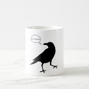 Korpsvart Nevermore Kaffemugg