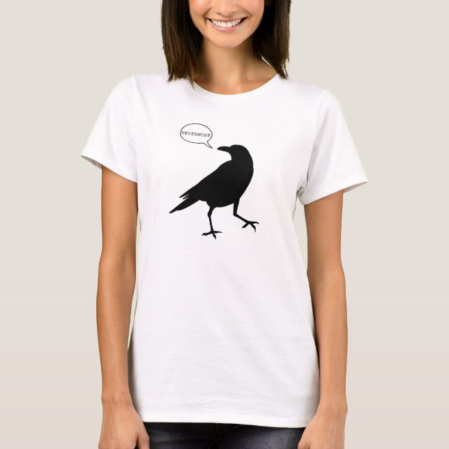 Korpsvart Nevermore T-tröja Tee (Framsida)