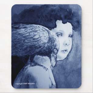 Korpsvart på mitt knuffa Mousepad Musmatta
