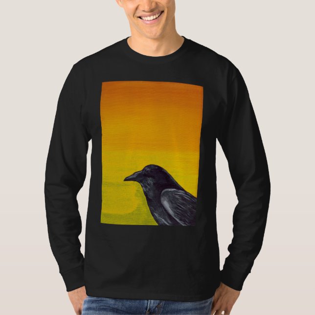 korpsvart soluppgång t-shirt (Framsida)