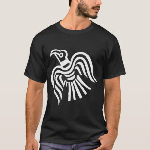 Korpsvart symbol för Viking baner T Shirt