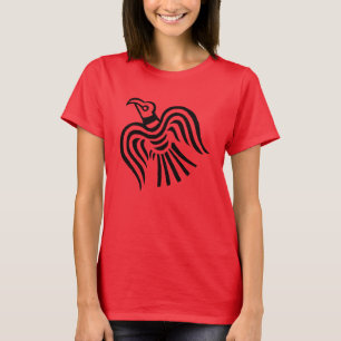 Korpsvart symbol för Viking baner T Shirt
