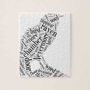 Korpsvart vid Edgar Allan Poe Pussel