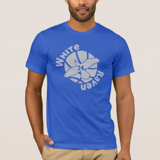 Korpsvart vit t-shirt