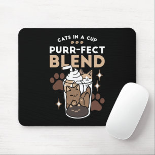 Korrekt blandning: Kaffedesign för katt och kaffe Musmatta