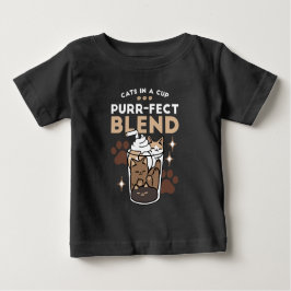 Korrekt blandning: Kaffedesign för katt och kaffe T Shirt