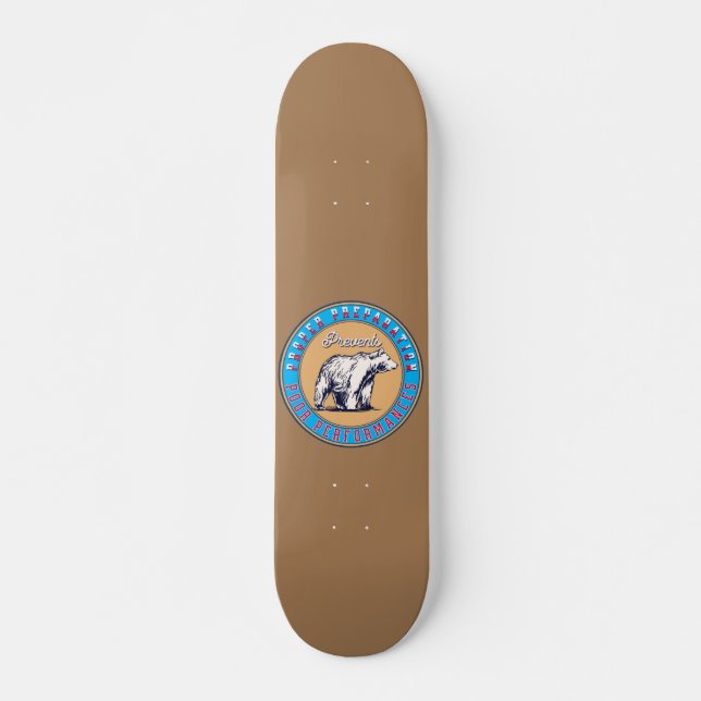 KORREKT FÖRBEREDELSE FÖRHINDRAR FATTIGA PRESTANDA MINI SKATEBOARD BRÄDA 18,5 CM (Framsida)