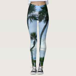 Korrekt Handflatan Träd Leggings