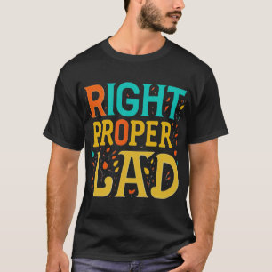Korrekt höger (Multifärgad Typografi) T Shirt