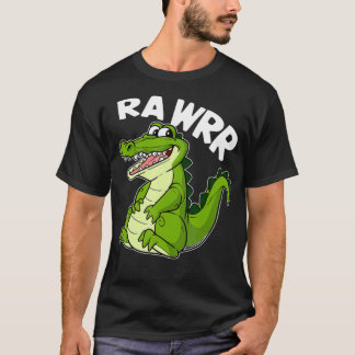 Korrekt reptil för rutekrokodilAlligator T Shirt