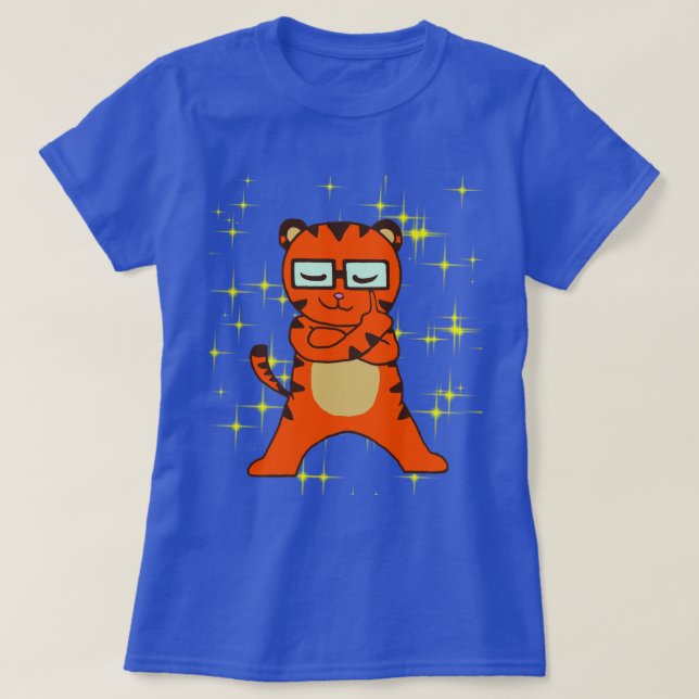 Korrekt tiger tee (Design framsida)