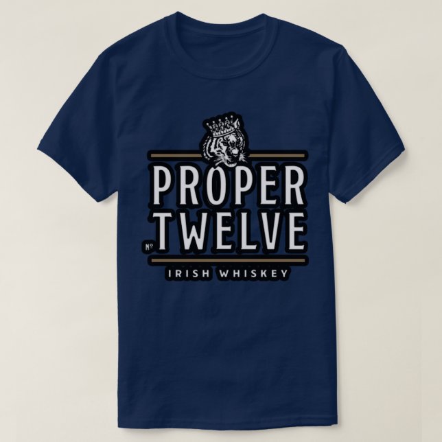 Korrekt tolv irländska T Shirt (Design framsida)