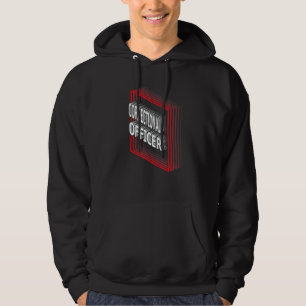 Korrektions Officer Tjänstetitel Uppskattning Retr Hoodie