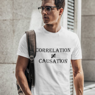 Korrelation är inte lika med orsakssamband tee