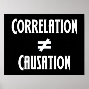 Korrelation är inte lika med vetenskapsklass för o poster