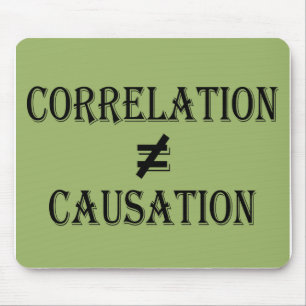 Korrelationen likställer inte Causation Musmatta