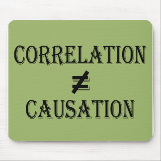Korrelationen likställer inte Causation Musmatta