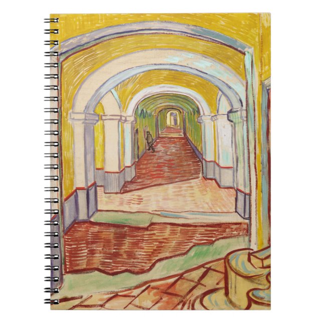 Korridor i asyl (av Vincent van Gogh) Anteckningsbok (Framsidan)