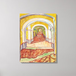 Korridor i asyl (av Vincent van Gogh) Canvastryck