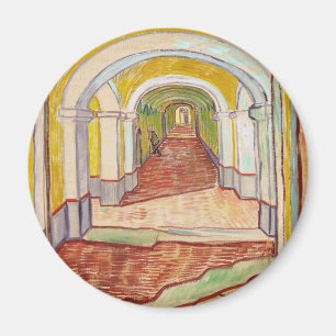 Korridor i asyl (av Vincent van Gogh) Magnet