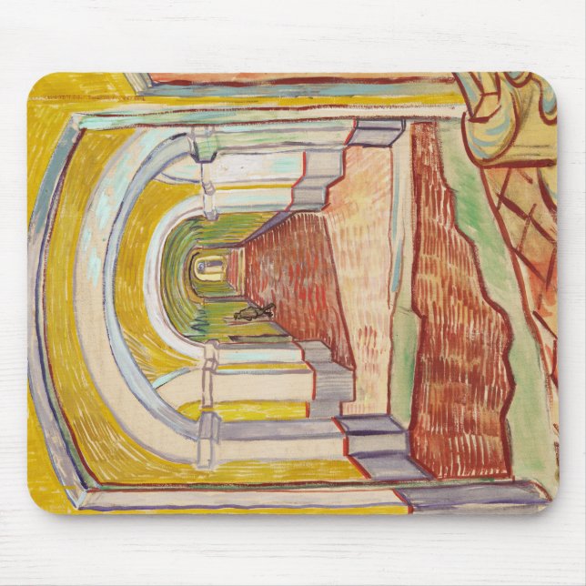 Korridor i asyl (av Vincent van Gogh) Musmatta (Framsidan)