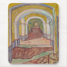 Korridor i Asylet av Vincent Van Gogh
