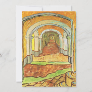 Korridor på Saint Paul-asyl av Vincent van Gogh