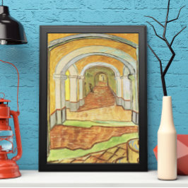 Korridor Saint Paul Asylum av Vincent van Gogh Poster
