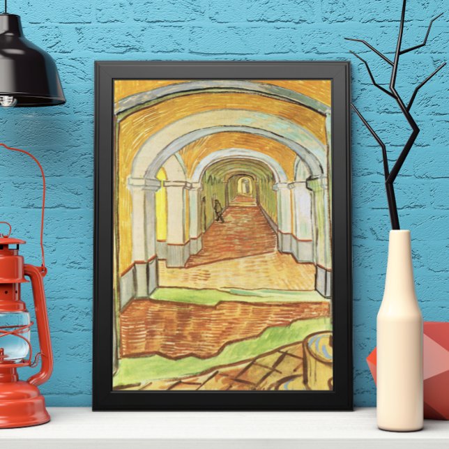 Korridor Saint Paul Asylum av Vincent van Gogh Poster (Skapare uppladdad)
