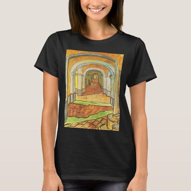 Korridor Saint Paul Asylum av Vincent van Gogh T Shirt (Framsida)