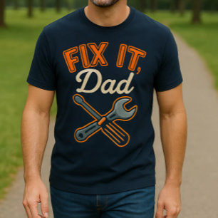 Korrigera det, Pappa Retro Mechanic & Handyman T Shirt