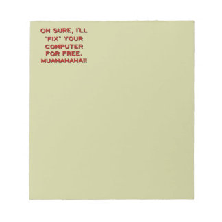 Korrigera din dator gratis? anteckningsblock