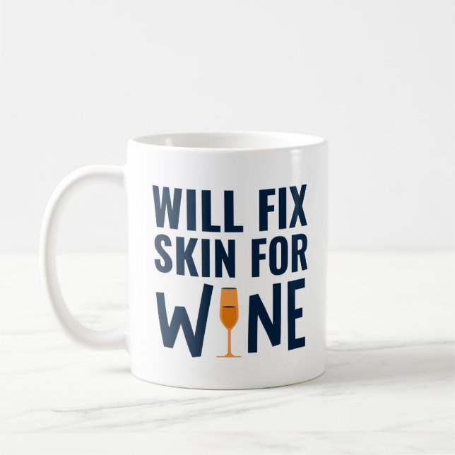 Korrigera huden för Vin, löjliga dermatologer cita Kaffemugg (Vänster)