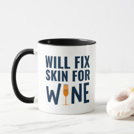 Korrigera huden för Vin, löjliga dermatologer cita Mugg