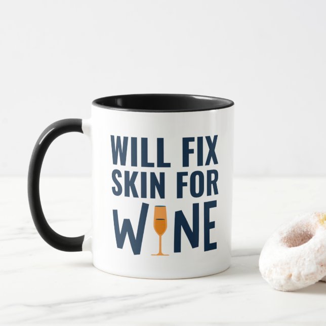 Korrigera huden för Vin, löjliga dermatologer cita Mugg (Med munk)